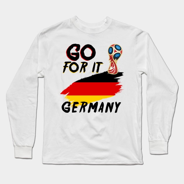 Germany World Cup Long Sleeve T-Shirt by Tuwegl